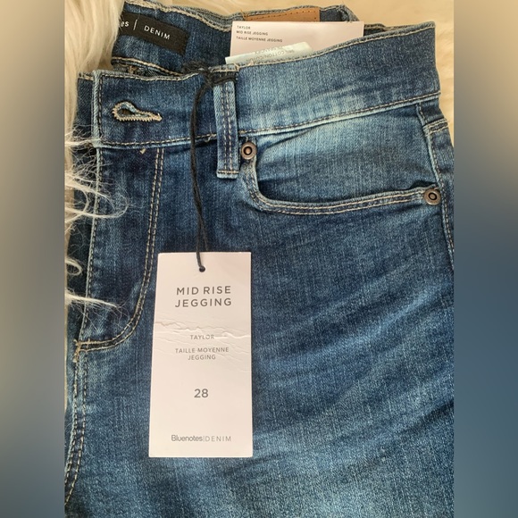 Sz 28 💙 BLUE NOTE Denim NWT Blue Jegging - Picture 3 of 4